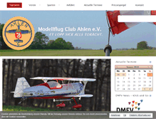 Tablet Screenshot of mfc-ahlen.de